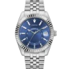Montre homme Guess Jaden GW0977G1 en acier inoxydable avec cadran bleu et date