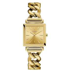 GUESS W1029L2 Vanity – Montre femme dorée à cadran carré
