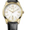 Montre Homme Hugo Boss 1513020 Ambassador – Cadran Blanc & Bracelet Cuir Croco Noir 43 mm