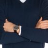 Montre Homme Hugo Boss 1513041 Ambassador – Cadran Gris & Bracelet Cuir Croco 43 mm