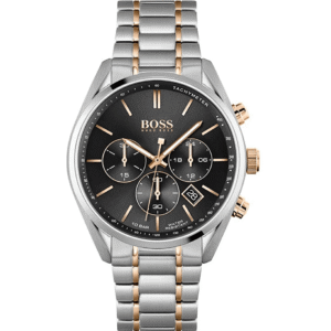 hugo-boss-champion-1513819-bicolore-or-rose-argent-maroc.png Montre Homme Hugo Boss Champion 1513819 Bicolore Argent et Or Rose, Chronographe