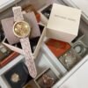 michael-kors-jessa-mk7204-or-blanc-maroc.jpeg Montre Femme Michael Kors Jessa MK7204 : L'Éclat Doré et Blanc Multifonction