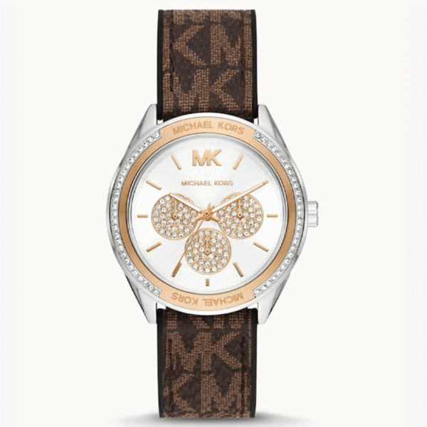 Montre Femme Michael Kors Jessa MK7205 : Multifonction, Cristaux et Logo Signature