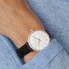 michael-kors-mk2835-portee-poignet-femme-32mm.png Montre Femme Michael Kors Pyper MK2835 Or Rose et Cuir Noir (32mm)