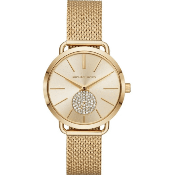 michael-kors-mk3844-montre-femme-doree.png Montre Michael Kors Portia MK3844 Femme