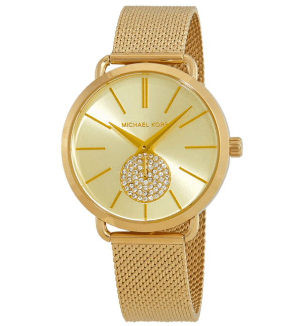 michael-kors-mk3844-montre-femme-face.png Montre Michael Kors Portia MK3844 Femme