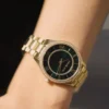 MICHAEL KORS Mini Lauryn MK4737 Montre Femme Dorée Cadran Vert