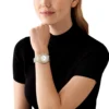 michael-kors-mk4811-poignet-femme.webp Michael Kors MK4811 Harlowe – Montre femme bicolore pavée