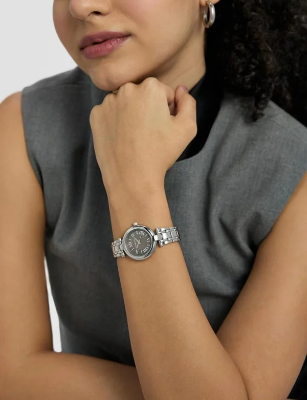 Michael Kors MK4894 Laney – Montre femme argentée cadran gris