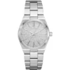 Montre femme Michael Kors MK6626 Channing en acier inoxydable argenté avec cadran argenté et bracelet assorti
