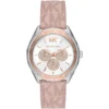 michael-kors-mk7206-montre-femme-cadran-argent-bracelet-rose-face.webp MICHAEL KORS Jessa MK7206 Montre Femme Rose Argentée
