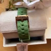 Michael Kors MK7421 Mini Pilot – Montre Femme Verte et Rose Gold