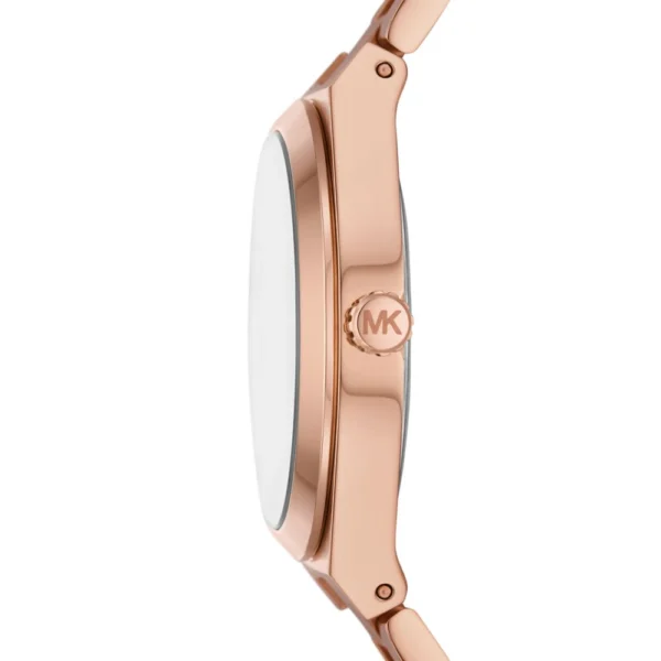 Michael Kors MK7462 Lennox en acier inoxydable ton or rose avec cadran rose vif