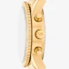 michael-kors-mk7530-bryant-boitier-rond-profil-scaled-1.webp Michael Kors MK7530 Bryant – Mini montre dorée à pierres pavées