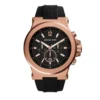 MICHAEL KORS Dylan MK8184 Montre Homme Chronographe Noir et Or Rose