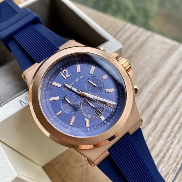 MICHAEL KORS Dylan MK8295 Montre Homme Chronographe Bleu Marine