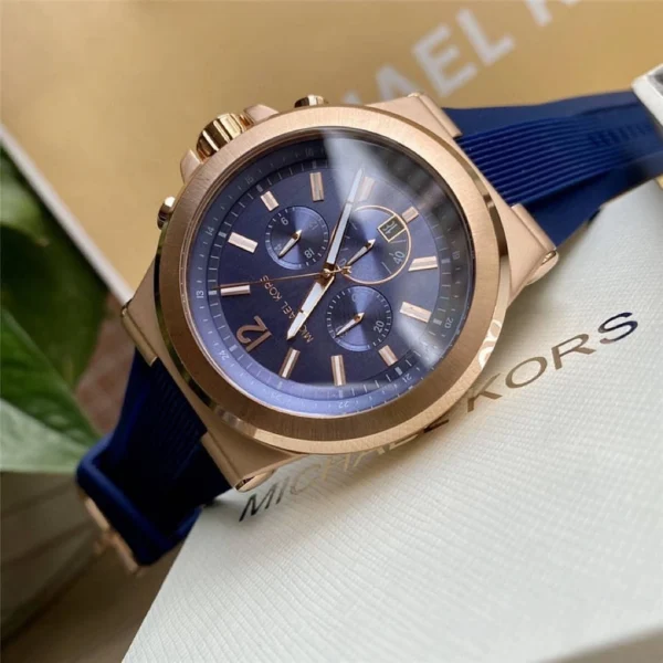MICHAEL KORS Dylan MK8295 Montre Homme Chronographe Bleu Marine