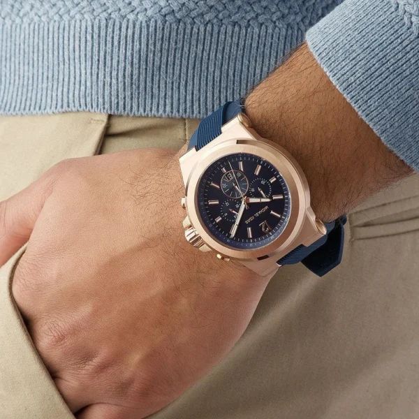 MICHAEL KORS Dylan MK8295 Montre Homme Chronographe Bleu Marine