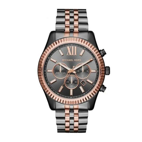 MICHAEL KORS Lexington MK8561 Montre Homme Chronographe Bicolore