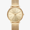 Montre Michael Kors Pyper MK4339 – Dorée Maille Milanaise & Cadran Sunray Cristaux