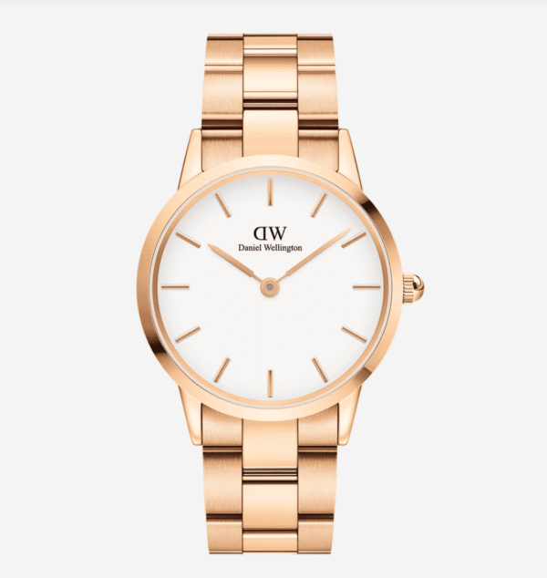 montre-daniel-wellington-femme-bracelet-link-rose-gold-28mm-cadran-blanc.png Daniel Wellington Iconic Link 28mm Rose Gold – Cadran Blanc Bracelet Maillons Femme