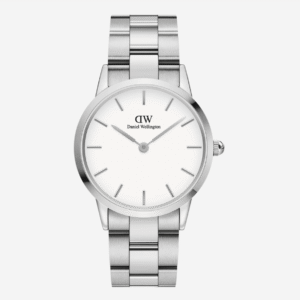 Daniel Wellington Iconic Link 28mm Silver – Bracelet Maillons Acier Femme