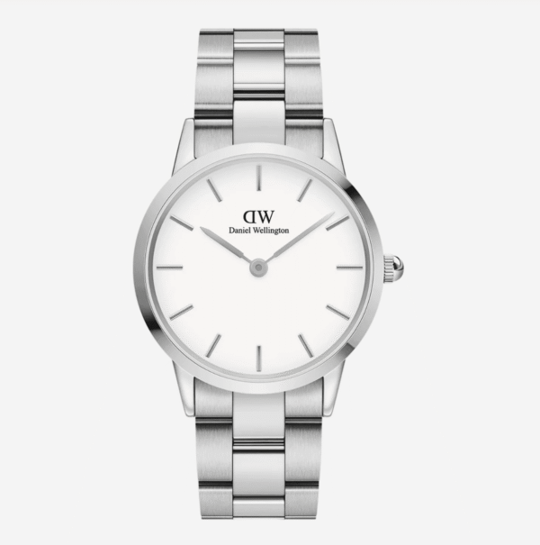 Daniel Wellington Iconic Link 28mm Silver – Bracelet Maillons Acier Femme