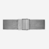 Daniel Wellington Petite 28mm Argent – Mesh Blanc Femme Minimaliste