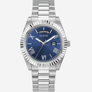 montre-guess-day-date-watch-gw0265g7-face.png Montre Homme Guess Day/Date Watch GW0265G7 — Bleu / Argent