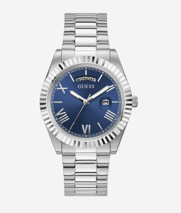 Montre Homme Guess Day/Date Watch GW0265G7 — Bleu / Argent