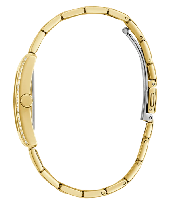 Montre Guess GW0874L4 Femme – Boîtier Rectangulaire Doré 27 mm en Acier Inoxydable Poli