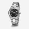 montre-homme-guess-gw0265g1-trois-quarts.png Montre Homme Guess Day/Date Watch GW0265G1 — Argenté Cadran Noir