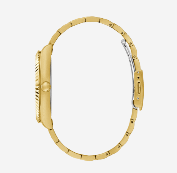montre-homme-guess-gw0265g2-cote.png Montre Homme Guess Day/Date Watch GW0265G2 — Doré Cadran Champagne