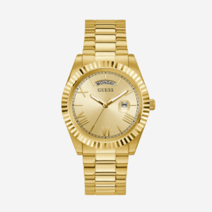 Montre Homme Guess Day/Date Watch GW0265G2 — Doré Cadran Champagne