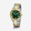 Montre Homme Guess Day/Date Watch GW0265G8 — Two-Tone Cadran Vert