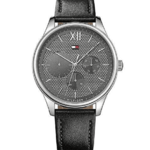 montre-homme-tommy-hilfiger-damon-1791417.png Tommy Hilfiger Damon Montre multifonction avec cadran noir et bracelet en cuir noir pour homme - 1791417