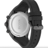 Montre Chronographe Hugo Boss Distinct 1513859 Noire, Touches Jaunes et Bracelet Silicone