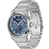 montre-hugo-boss-1514250-bleu-profil-chrono.png Montre Chronographe Hugo Boss 1514250 en Acier Argenté et Cadran Bleu