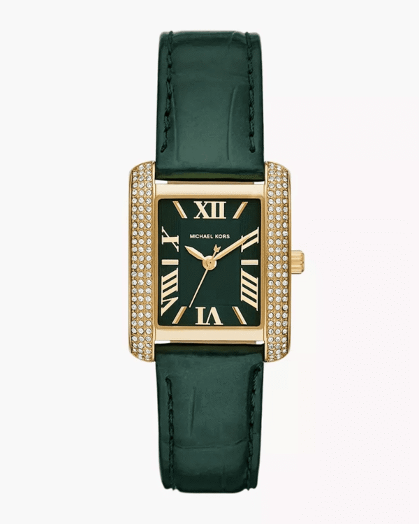 montre-michael-kors-emery-mk4697-verte.png Montre Michael Kors Emery MK4697 Femme — Verte & Cristaux