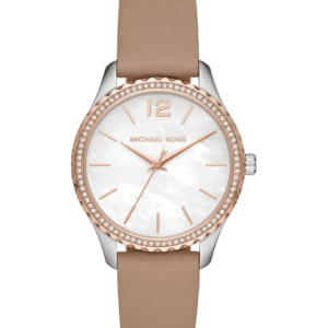 montre-michael-kors-mk2910-maroc-cadran-nacre-cristaux.png Michael Kors Layton MK2910 – Bicolore Cristaux Bracelet Cuir Beige (MK2910)