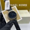 Michael Kors Layton MK2911 – Or Cristaux Cadran Nacré Noir Cuir (MK2911)