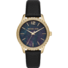 Michael Kors Layton MK2911 – Or Cristaux Cadran Nacré Noir Cuir (MK2911)