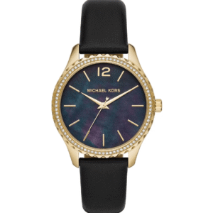 montre-michael-kors-mk2911-maroc-cadran-nacre-noir-cristaux-or.png Michael Kors Layton MK2911 – Or Cristaux Cadran Nacré Noir Cuir (MK2911)