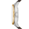 Michael Kors Lexington MK4745 – Argent Bracelet Cuir Marron (MK4745)