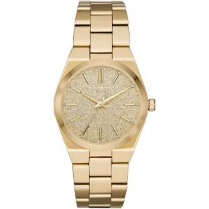 Montre femme Michael Kors MK6623 Channing en acier inoxydable doré avec cadran scintillant