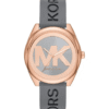 montre-michael-kors-mk7314-maroc-cadran-logo-mk.png Michael Kors Janelle MK7314 – Or Rose Bracelet Silicone Gris (MK7314)