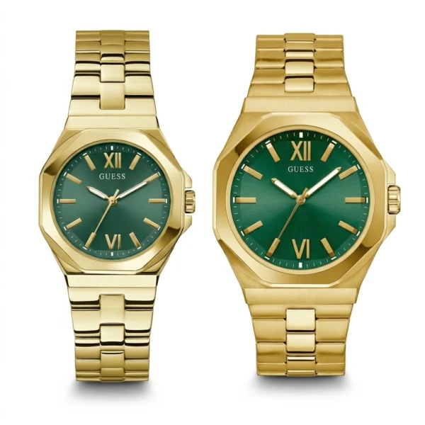 pack-couple-guess-gw0849g2-gw0873l2-montres-dorees-cadran-vert.webp Coffret Couple GUESS GW0849G2 & GW0873L2 – Doré et Vert
