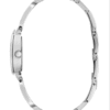 profil-fin-montre-guess-gw0683l1-acier.png Montre Femme GUESS GW0683L1 : L'Originalité du Boîtier en "G" Argenté
