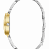 profil-fin-montre-guess-gw0683l6-bicolore-acier.png Montre Femme GUESS GW0683L6 : L'Originalité Bicolore du Boîtier en "G"